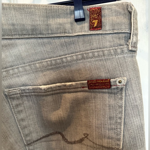 EUC light grey straight leg designer jeans - Picture 5 of 6